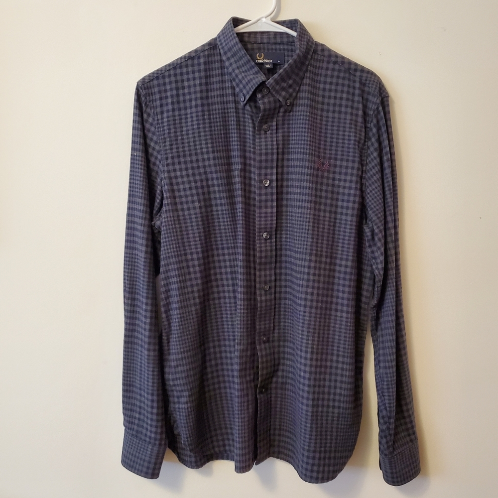Fred Perry Ginham style oxford shirt